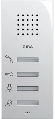 Produktbild von GIRA 125003 - Kabellos - Weiß - Edelstahl - AC/DC - 55 mm - 20 mm