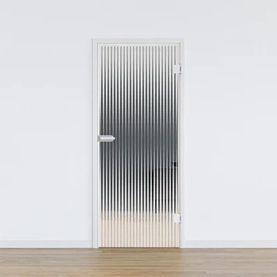 Produktbild von Pertura Glastür Glera Ripple 02 834 x 1972 x 8 mm Rechts für Beschlag Studio Office