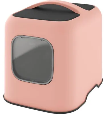 Immagine prodotto di ROTHO Cat toilet house - 51 x 39 x 40 cm - Litter box - Pink