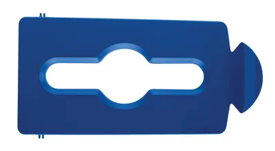 Produktbild von Rubbermaid Slim Jim® Recyclingstation, Deckel für Recycling-Mix, blau
