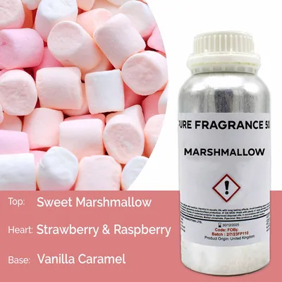 Image de Huile parfumée pure, arôme marshmallow - 500 ml