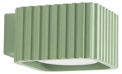 Productafbeelding van Wandlamp RIFF saliegroen Gx53 1xGx53 10W aluminium 6x12x10cm Sollux Lighting