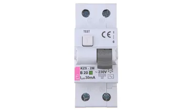 Obrázek produktu pro Nadproudový chránič 2P 20A B 0,03A typ AC KZS-2M 002173105