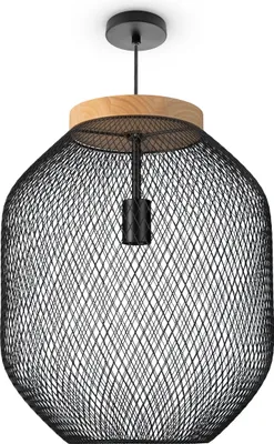 Produktbild von Pendelleuchte Esszimmerlampe Korblampen Metall Hängelampe Küche Industrie E27
