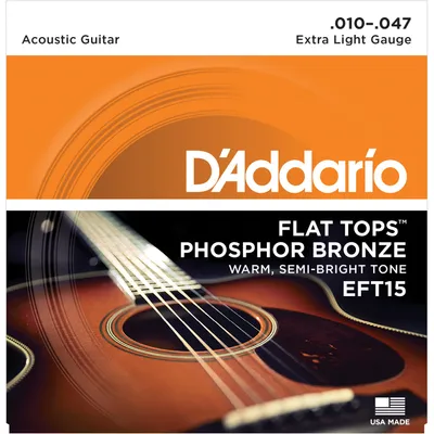 Produktbild von D'Addario EFT15 Saiten für Akustikgitarre