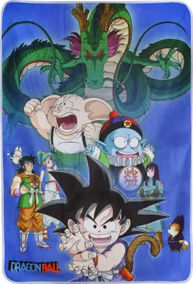 Produktbild von Dragon Ball Fleecedecke Shenron and Heroes 100 x 150 cm