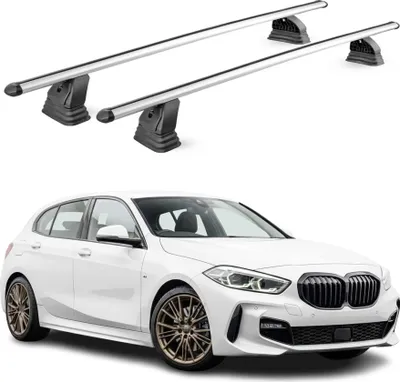 Image de Barres de toit transversales Alu pour BMW Serie 1 F40 2019-2024 Gris 2Pcs