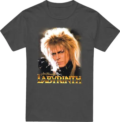 Image de Labyrinthe - T-shirt unie homme/femme, chiné TV24339 (XXL) (Charbon de bois)