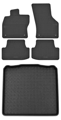 Obrázok produktu pre Gumové autokoberce SolidTread + vaňa kufra pre: Volkswagen Golf VII 2014-2020 kombi 5 ks