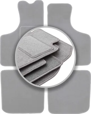 Obrázok produktu pre Autokoberce velúrové pre: Skoda 105 / 120 / 130 (1976-1990) Šedé na Mieru