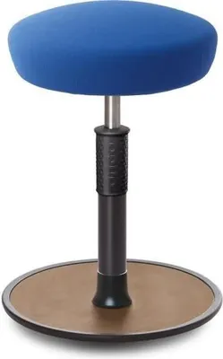 Produktbild von Sitz- Stehhocker Free Regular Hutsitz Gestrick blau schwarz /Natur.