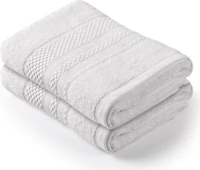 Produktbild von Mijolnir, Piramit - Cream, Creme, Handtuch-Set (2-teilig), 100% BAUMWOLLE, 50 x 90 cm