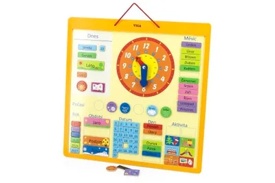 Immagine prodotto di Calendario in legno ceco grande e magnetico