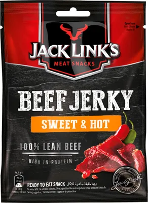Immagine prodotto di Jack Links Beef Jerky Dolce e piccante forte e leggermente affumicato 60g