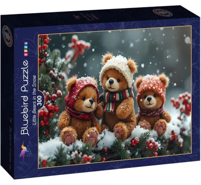 Produktbild von BLUEBIRD Puzzle Bä ren im Schnee 300 Puppen