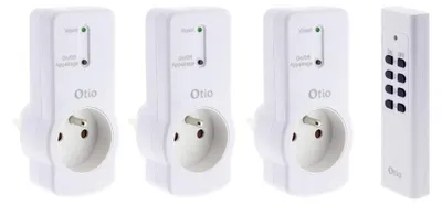 Immagine prodotto di Set Zenitech con 3 prese telecomandabili, bianco