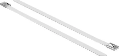 Obrázok produktu pre DELOCK Edelstahlkabelbinder L 200 x B 7,9 mm weiß 10 Stück