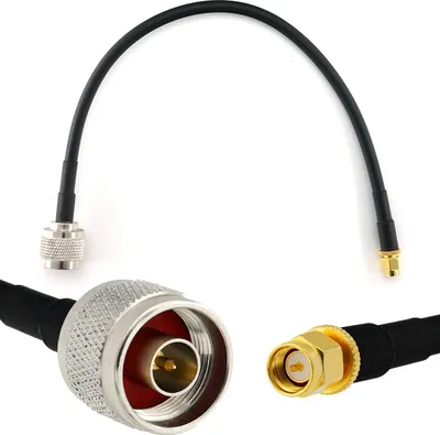 Image de 30cm SMA mâle vers N mâle - HF-240 (équivalent LMR 240) Extension câble d'antenne - pour WiFi RF Antenne GSM LTE 4G 5G 6G Routeur Amplificateur de signal Lora Ham CB radio