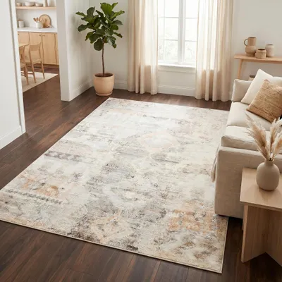 Produktbild von TAPISO BARI Kurzflor-Teppich Waschbar Rutschhemmend 180 x 250 cm