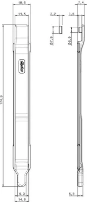 Produktbild von Stangenendstück 1509C FAPIM