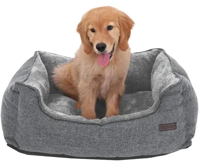 Produktbild von s Hundebett – waschbar – abnehmbarer Bezug – 70 x 55 x 21 cm