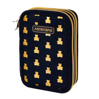 Produktbild von AstraBAG GOLDEN TEDDY dreifach gefaltetes Federmäppchen mit Mine, AC31, 503024053