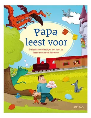 Zdjęcie produktu dla Deltas Vater liest: Buch mit vielen lustigen Geschichten und fröhlichen Illustrationen