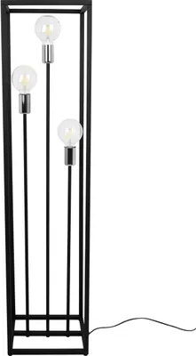 Produktbild von Schwarze Metall-Stehlampe 130 Cm