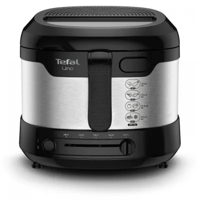 Immagine prodotto di Tefal Uno FF215D Fritteuse Eins/Eine(r) Schwarz - Edelstahl Eigenständig 1600 W (FF215D)