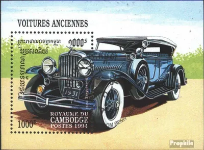 Produktbild von Briefmarken Kambodscha 1994 Mi Block204 (kompl.Ausg.) gestempelt Oldtimer