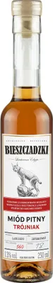 Produktbild von Bieszczadzki Trojniak Honig (Drittel) 0,25L | Met Honigwein Metwein Honigmet | 250 ml | 13% Alkohol | Ami Honey | Geschenkidee | 18+