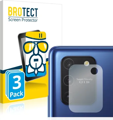 Produktbild von 3x BROTECT Schutzglas für Samsung Galaxy S10 Lite (NUR Kameraschutz) Schutzfolie Panzer Folie Glas Display Schutz klar