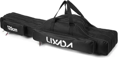 Obrázek produktu pro Lixada 3-vrstvá taška na rybářské pruty Přenosná skládací taška na pruty Rybářská taška na navijáky