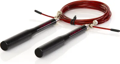 Produktbild von Gymstick Speed Rope Pro, Schwarz, Rot, Aluminium, Polyvinylchlorid (PVC), Stahl, 220 g, 3010 cm, 170 mm, 18 mm