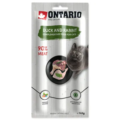 Image de bâtonnets de viande de canard et de lapin - 3 x 5 g