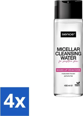Produktbild von Sence - Empfindliche Haut - Mizellenwasser - Make-up-Entferner - 400 ml - Vorteilspack - 4 Stücke