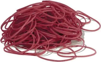 Produktbild von Alco Gummiring Naturkautschuk Ø 100 mm rot 20 g