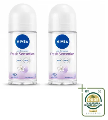 Produktbild von 2 x NIVEA Fresh Sensation Deodorant Roller - 50 ml - Vorratspackung - 2 Stücke