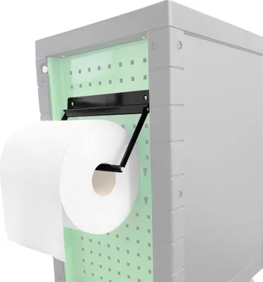 Immagine prodotto di Jbm 53764/5/6/7/53866/7/8/9/53870/53900/1/53912/3 Porta rotolo di carta per armadio Trasparente Trasparente Taglia Unica