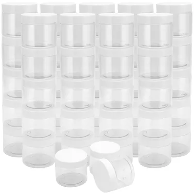 48er-Set 120 ml durchsichtige Aufbewahrungsbehälter mit Deckel