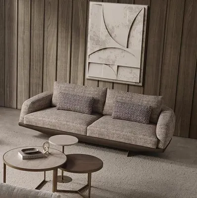 Image de Canapé 3 places Design Canapés Coussins Canapé Relax Siège moderne Deux places