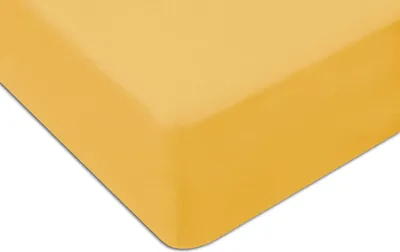 Zdjęcie produktu dla Prześcieradło Jersey 140x200 z gumką zółte