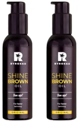 Productafbeelding van Byrokko Shine Brown Oil bruiningsolie 2 stuks