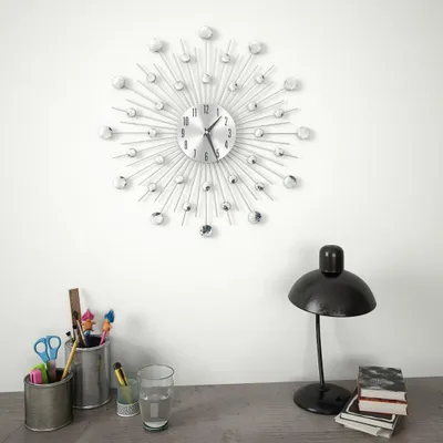 Produktbild von vidaXL Wanduhr mit Quarzwerk Modernes Design 50 cm