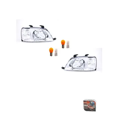 Productafbeelding van Koplampen + Osram Night Breaker Laser, geschikt voor Honda CR-V RD1, bouwjaar 1995-2002, set links en rechts, onderdeelnummers 33151S10G01 en 33101S10G01, merk Johns