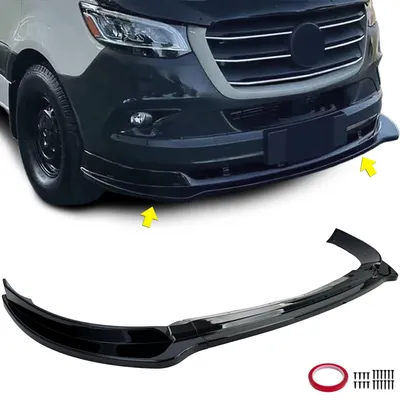 Für Mercedes Sprinter W907 ab 2018- Frontspoiler Lippe Performance Schwarz Glanz in der Farbe Schwarz von Carparts-Online GmbH