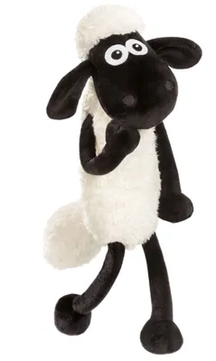 Produktbild von NICI Kuscheltier Shaun das Schaf 35cm weiß - Stofftier aus weichem Plüsch, niedliches Plüschtier zum Kuscheln und Spielen, für Kinder & Erwachsene - tolle Geschenkidee - 49185