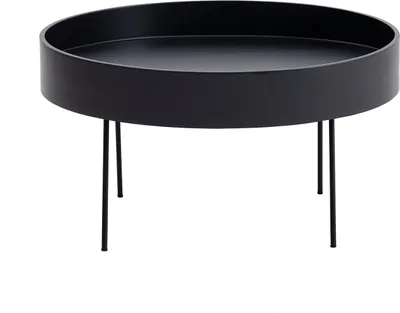 Immagine prodotto di Skye Decor, tavolino di alta qualità, antracite, 80 x 47 x 80 cm | 100% MDF con gambe in metallo, portata: 10 kg | Stile moderno e industriale per la tua casa.