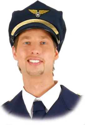 Produktbild von O23431 blau Mütze-Kappe Flugkapitän Pilot