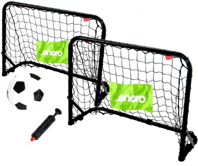 Produktbild von 2Er Set Metalltore Mit Netz Pumpe Und Ball